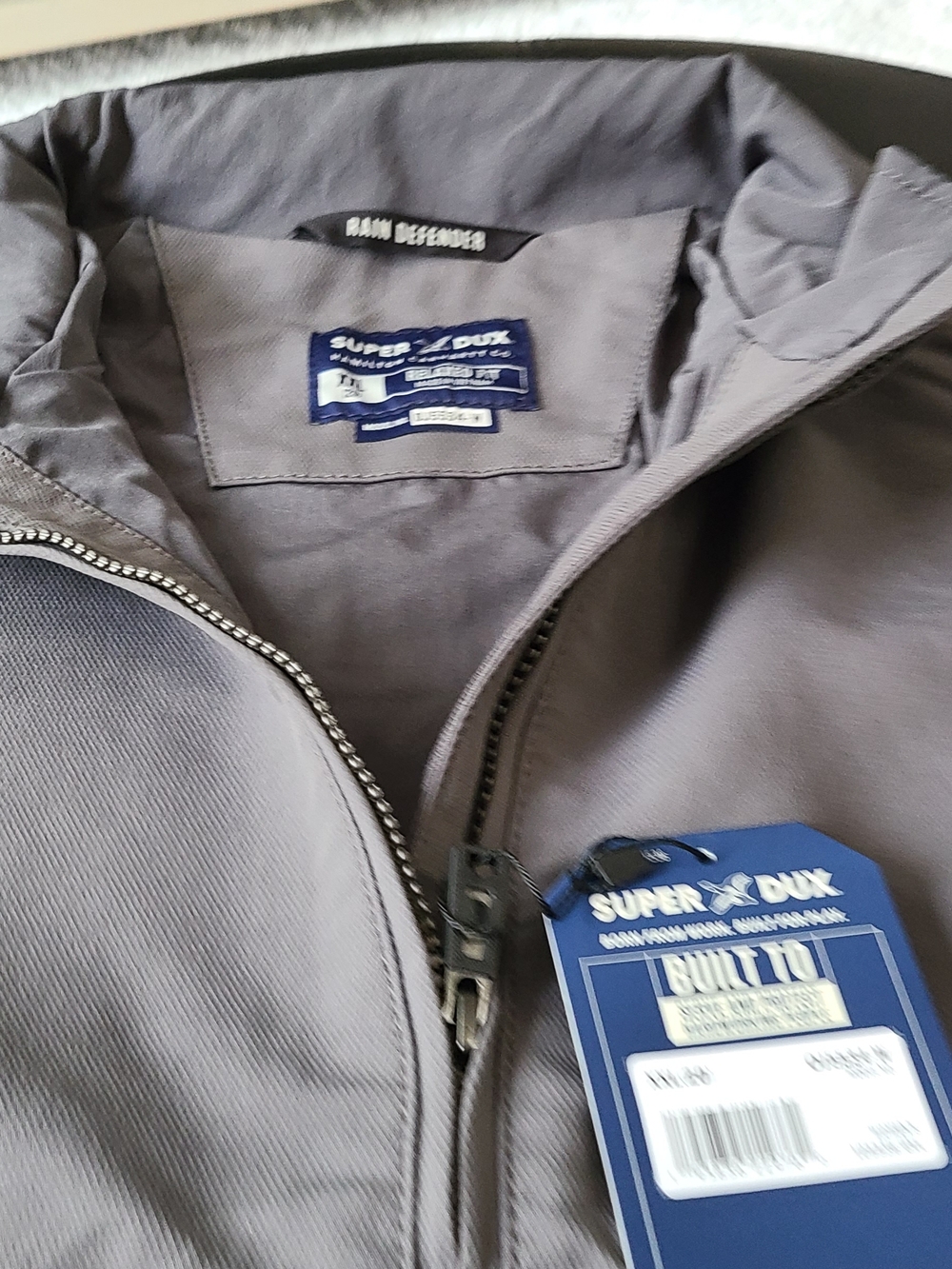 Carhartt Women’s Gray Rain And Wind Resistant Jacket 2xl